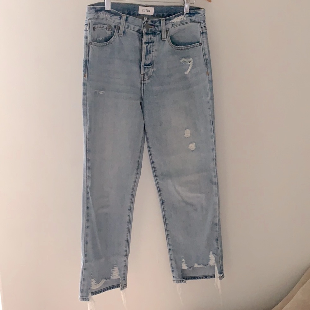 Pistola Charlie High Rise, Straight, color: Dolores park, size 28
